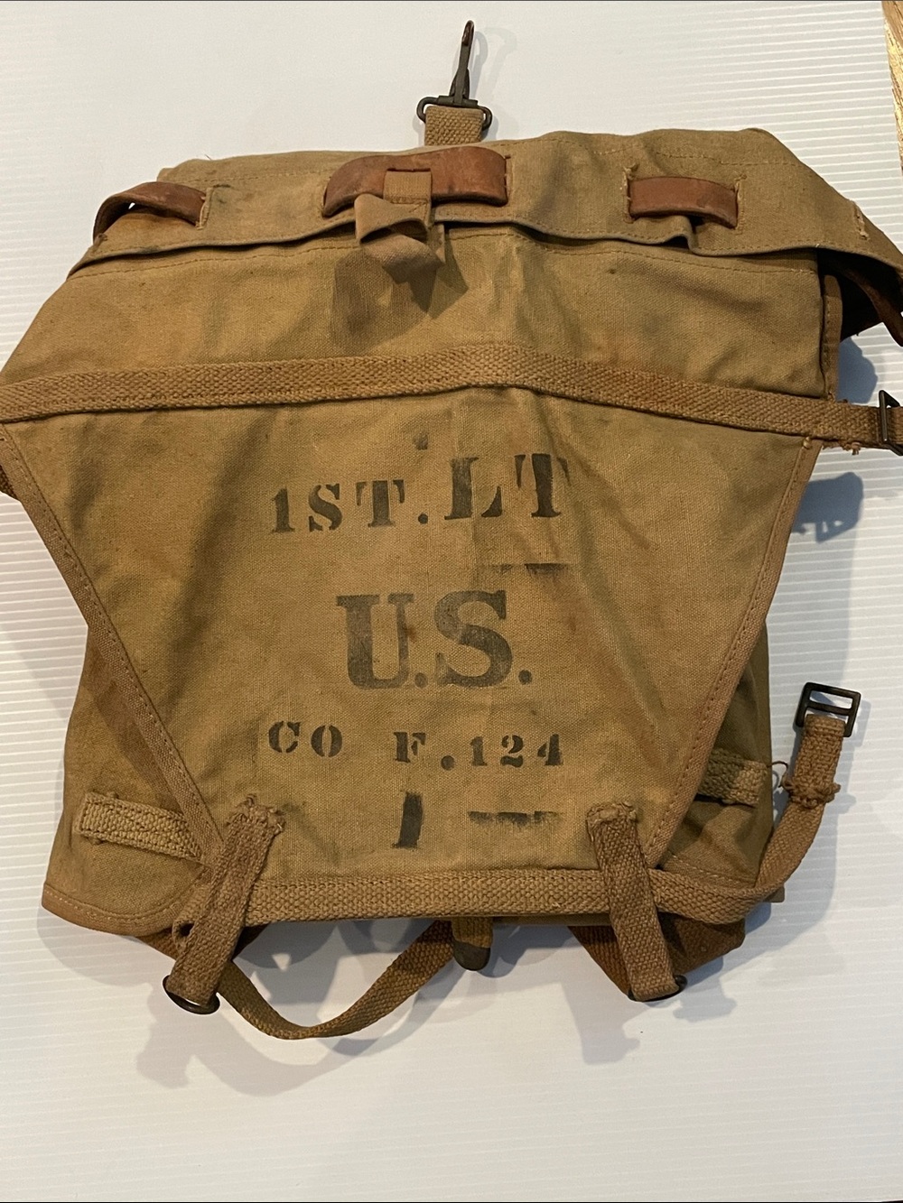 U.S. WW1 1918 Haversack P.B. & Co